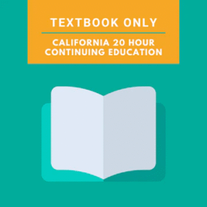California 20 Hour Textbook Only