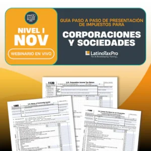 Nivel I Noviembre: Guía Paso a Paso de Presentación de Impuestos para Corporaciones y Sociedades